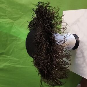 Vintage Black Ostrich Feather Hat